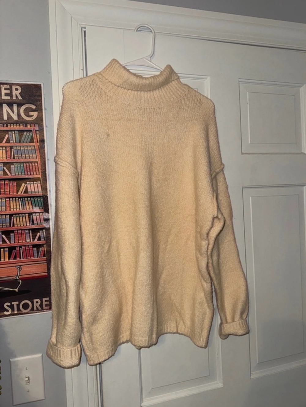 Cozy Cream Mockneck Sweater